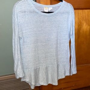 C&C California linen striped top